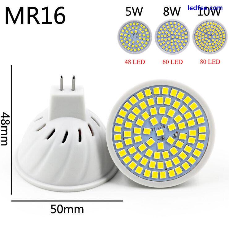 MR16 GU10 E27 E14 LED Bulbs 5W 8W 10W Ultra Bright 2835 SMD COB Spot Light 220V 1 