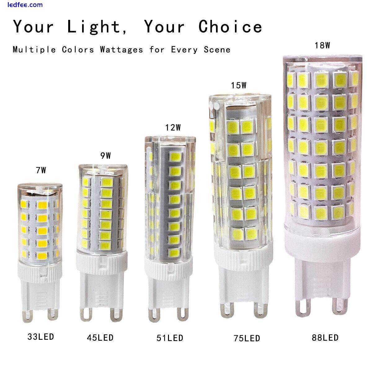 Mini G9 LED Light Bulbs 7W - 24W 220V Ceramic 2835 SMD Replace 100W Halogen Lamp 2 
