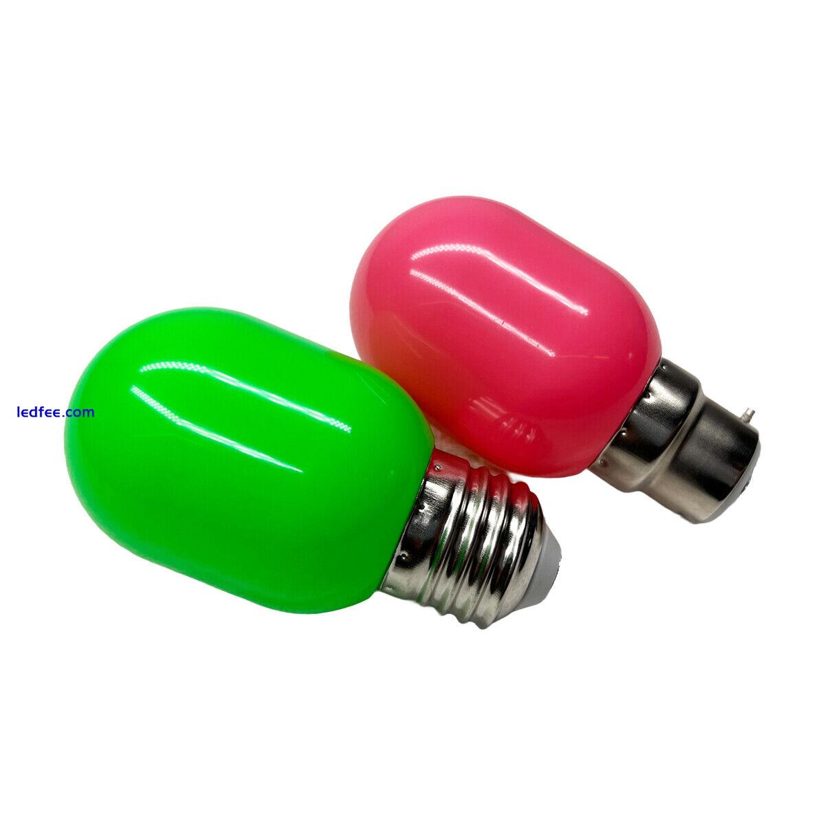 Colorful T45 LED Bulb E27 B22 2W Light Lamps For Party Bar Festival Xmas Decor 3 