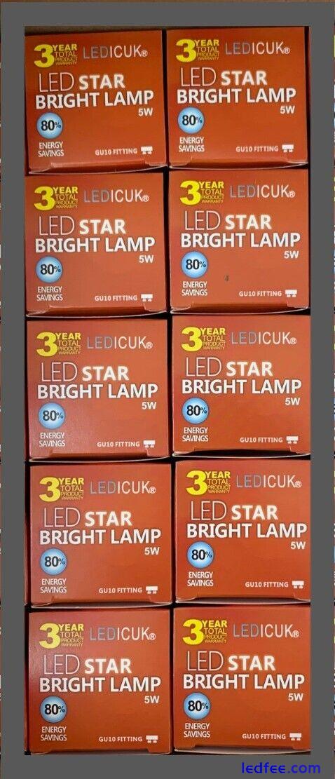 10X LED GU10 Light Bulbs 5W Warm/Daylight/CoolWhite Spotlight ♻️120° ECO 4 