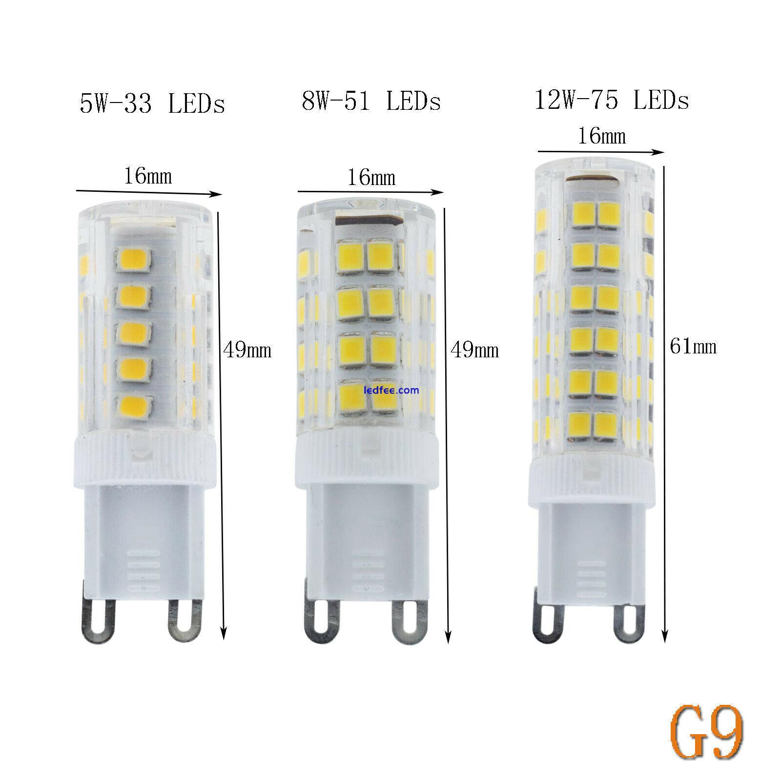 Mini G4 G9 Ceramics LED Corn Light Bulb 5W 8W 12W 220V Capsule Crystal Lamps 0 