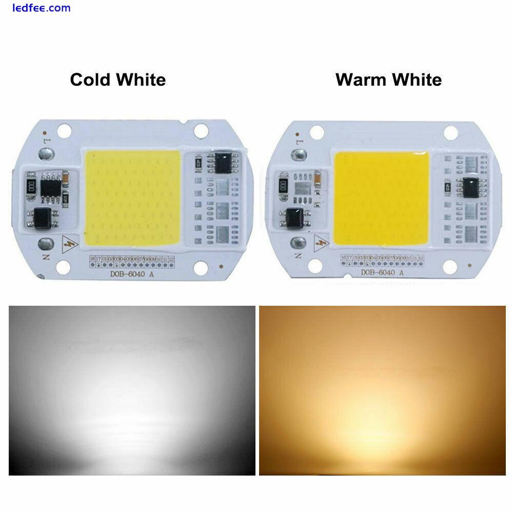 Smart IC Driver LED light Bulb COB Chip AC 110V 220V Input Integrated 20/30/50W  2 
