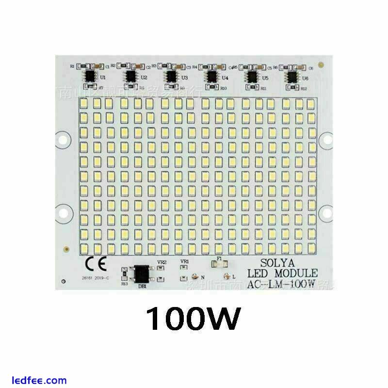 Led Chip Smart IC Integrate Light 100W 50W 30W 10W COB Bulb 220V Floodlight Lamp 5 