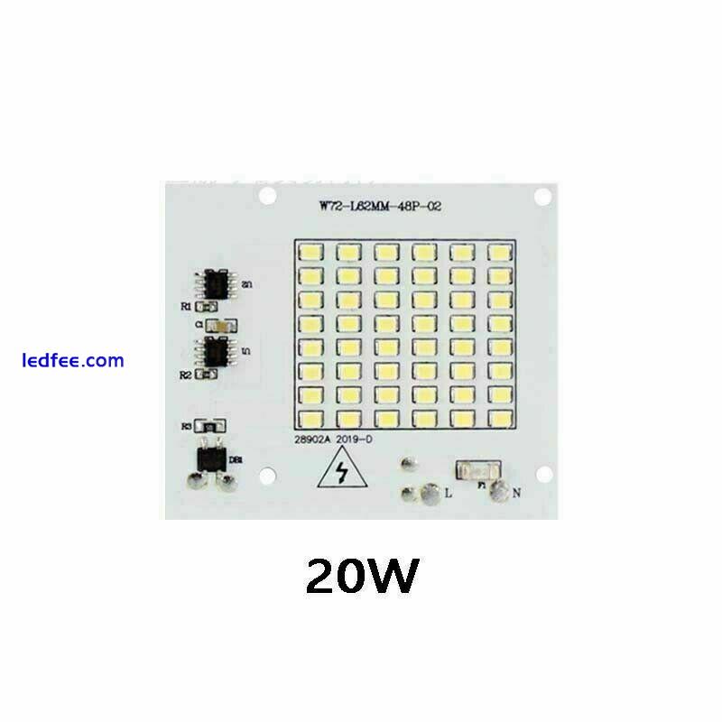 Led Chip Smart IC Integrate Light 100W 50W 30W 10W COB Bulb 220V Floodlight Lamp 2 