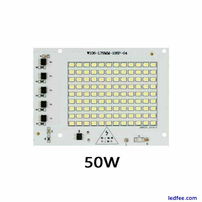 Led Chip Smart IC Integrate Light 100W 50W 30W 10W COB Bulb 220V Floodlight Lamp 4 