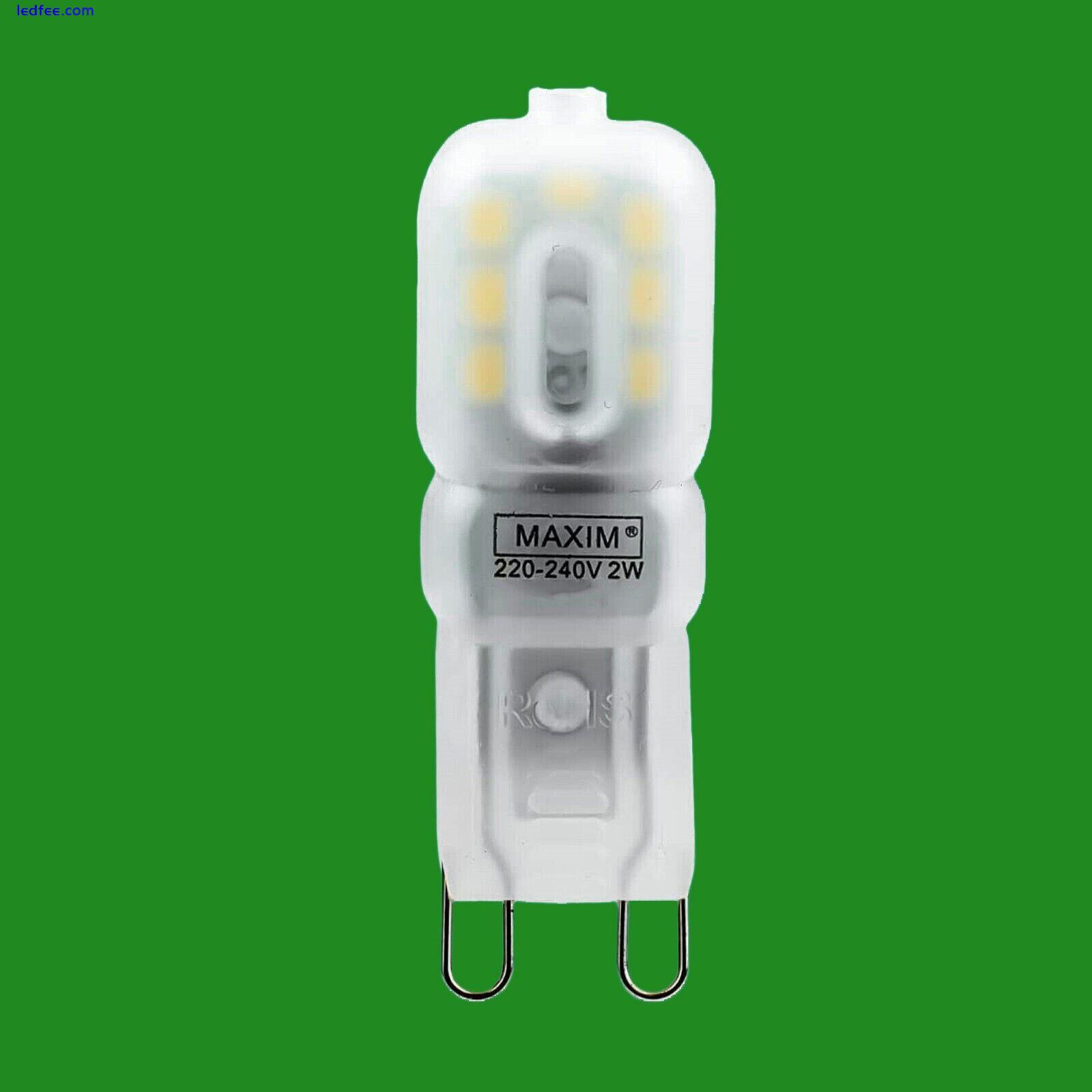 10x 2W =20W LED G9 Capsule 4000K Cool White Light Bulb Replacement Halogen Lamp 0 