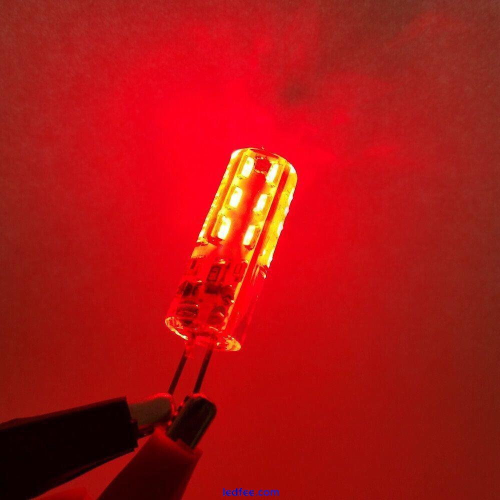 G4 LED 2W 24LED SMD 3014 Red Green Blue Warm/Cool white Light Capsule Bulb DC12V 4 