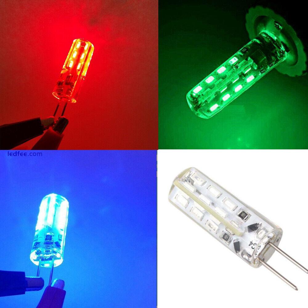 G4 LED 2W 24LED SMD 3014 Red Green Blue Warm/Cool white Light Capsule Bulb DC12V 1 