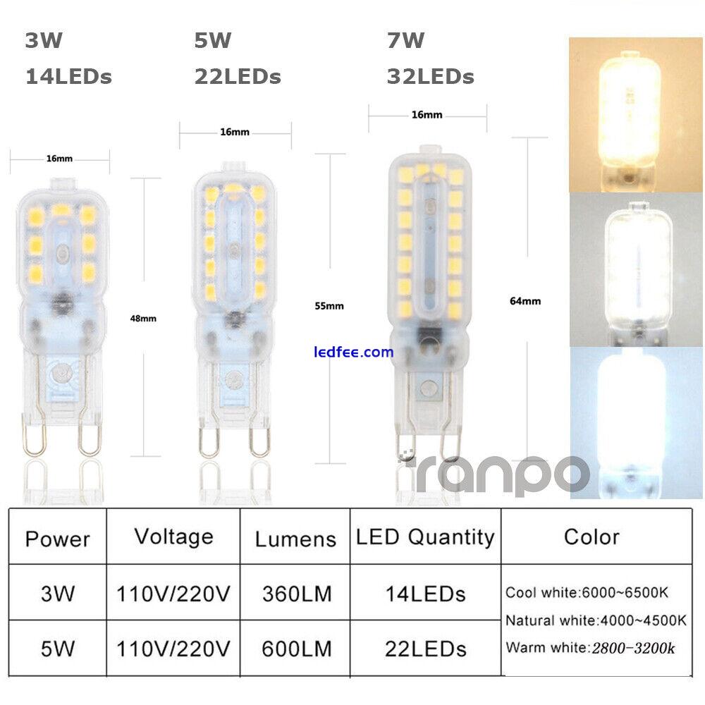 Mini G9 LED Bulb Dimmable 3W 7W 2835SMD Corn Light Replace 20W 60W Halogen Lamp 1 