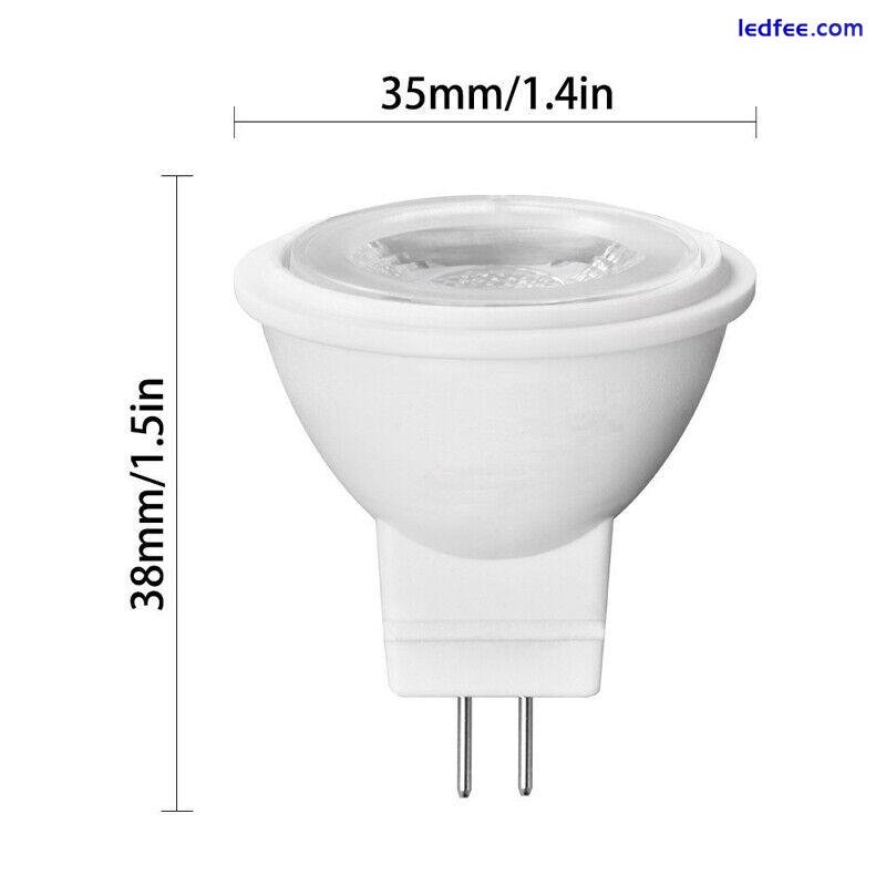 Dimmable MR11 LED Spotlight Bulb 3W GU4 2835 SMD Replace 30W Halogen White Lamps 0 