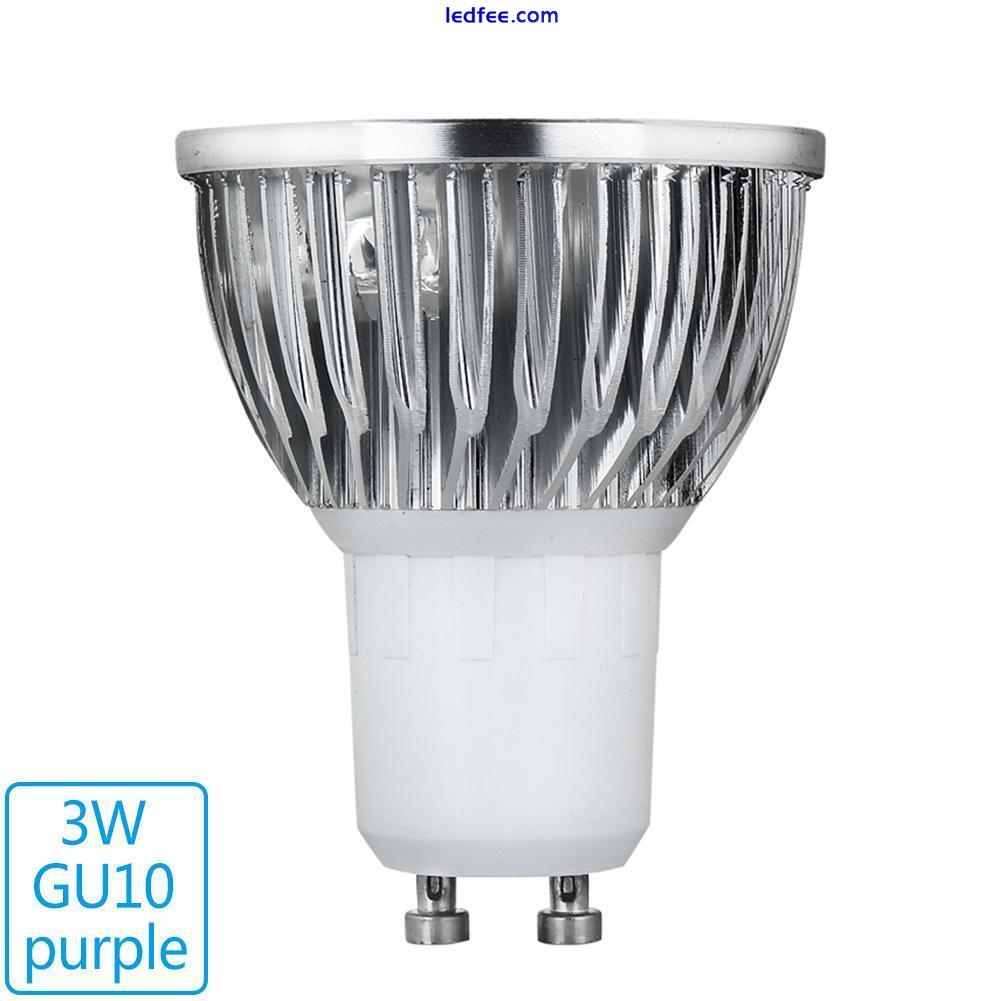 New E27 GU10 MR16 5W UV LED Ultraviolet Spotlight Lamp Light Mini Bulb AC85-265V 3 