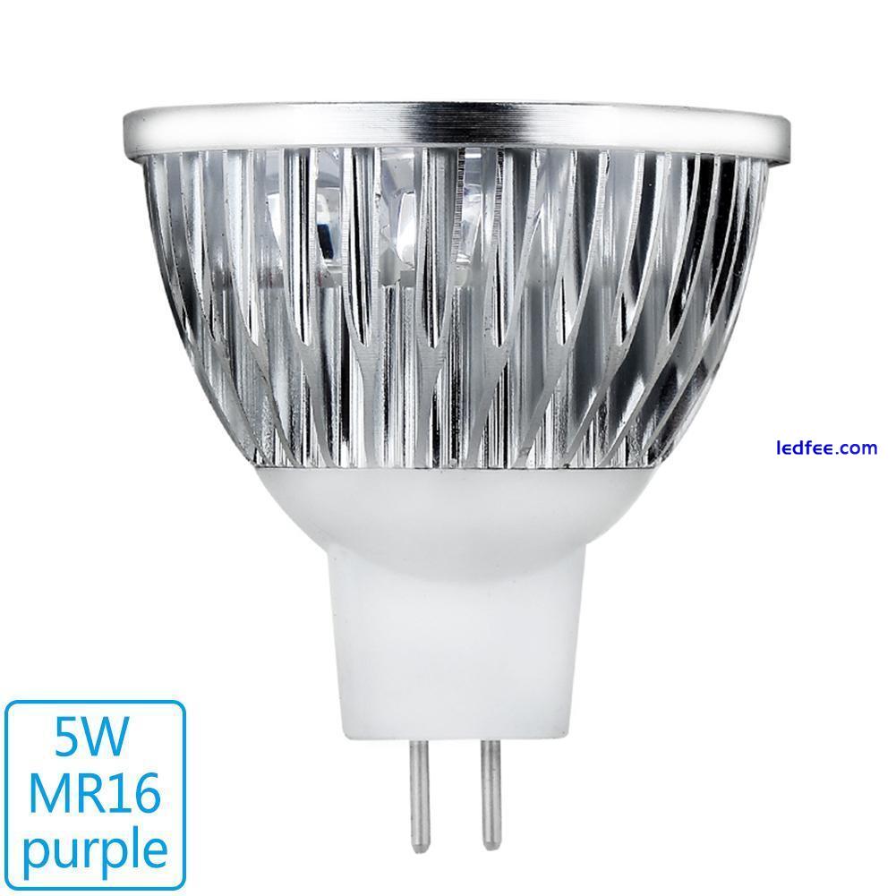 New E27 GU10 MR16 5W UV LED Ultraviolet Spotlight Lamp Light Mini Bulb AC85-265V 0 