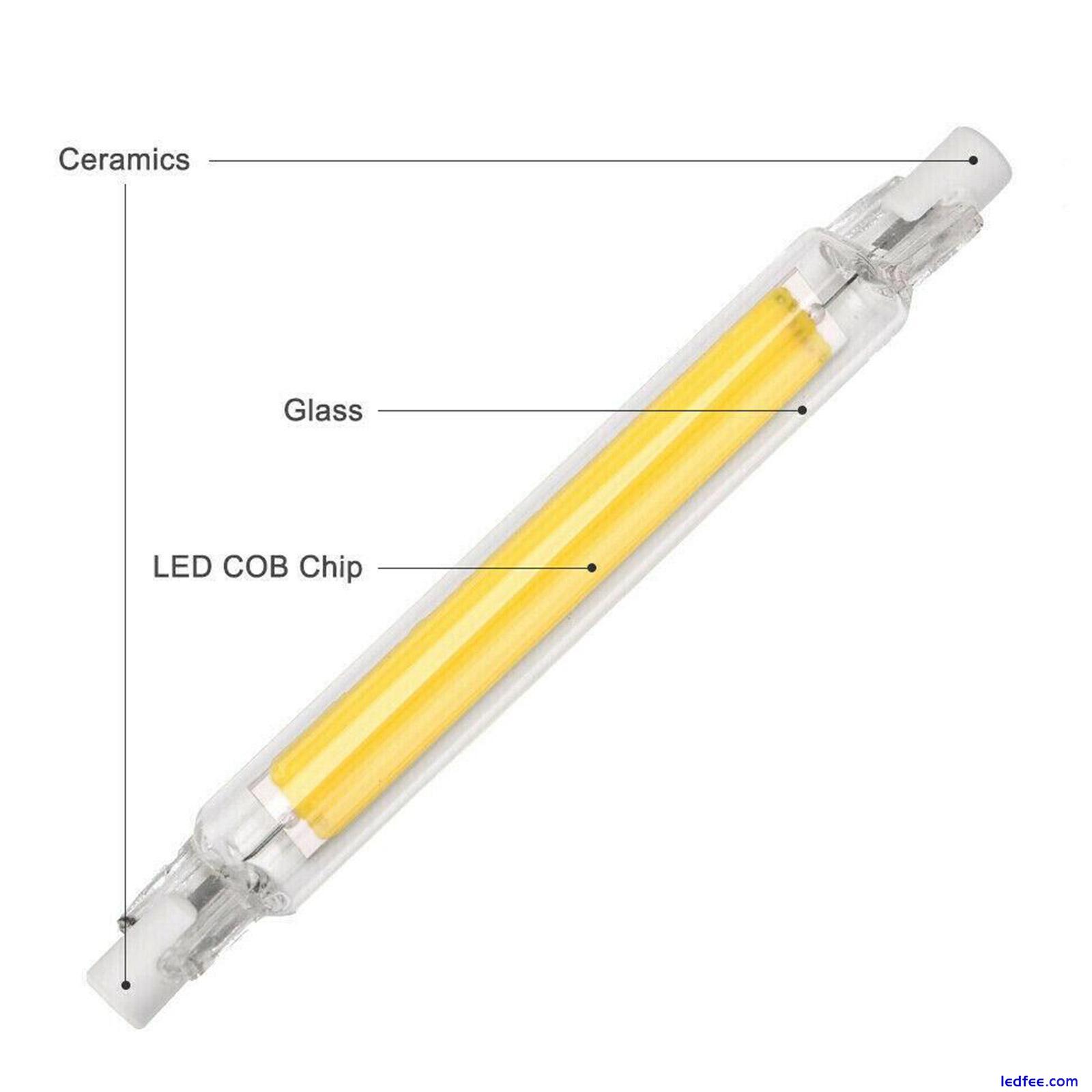 R7S LED Lamp COB 118mm 78mm 30W-15W Dimmable Glass Replace Incandescent-Halogen 3 