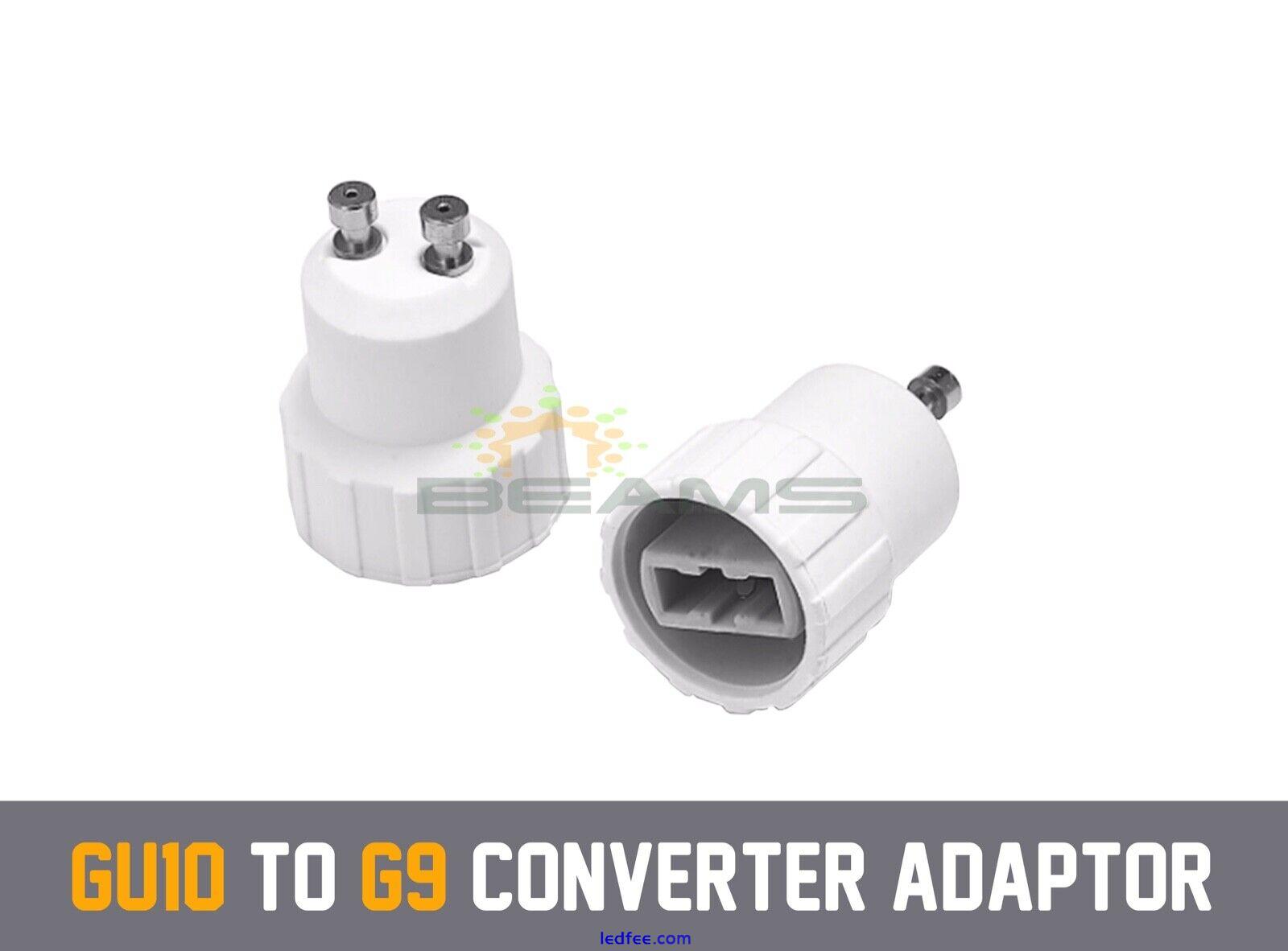 GU10 To E14, MR16, G9 Or E27 LED/CFL Light Bulb Adapter Lamp Socket Convertor UK 3 