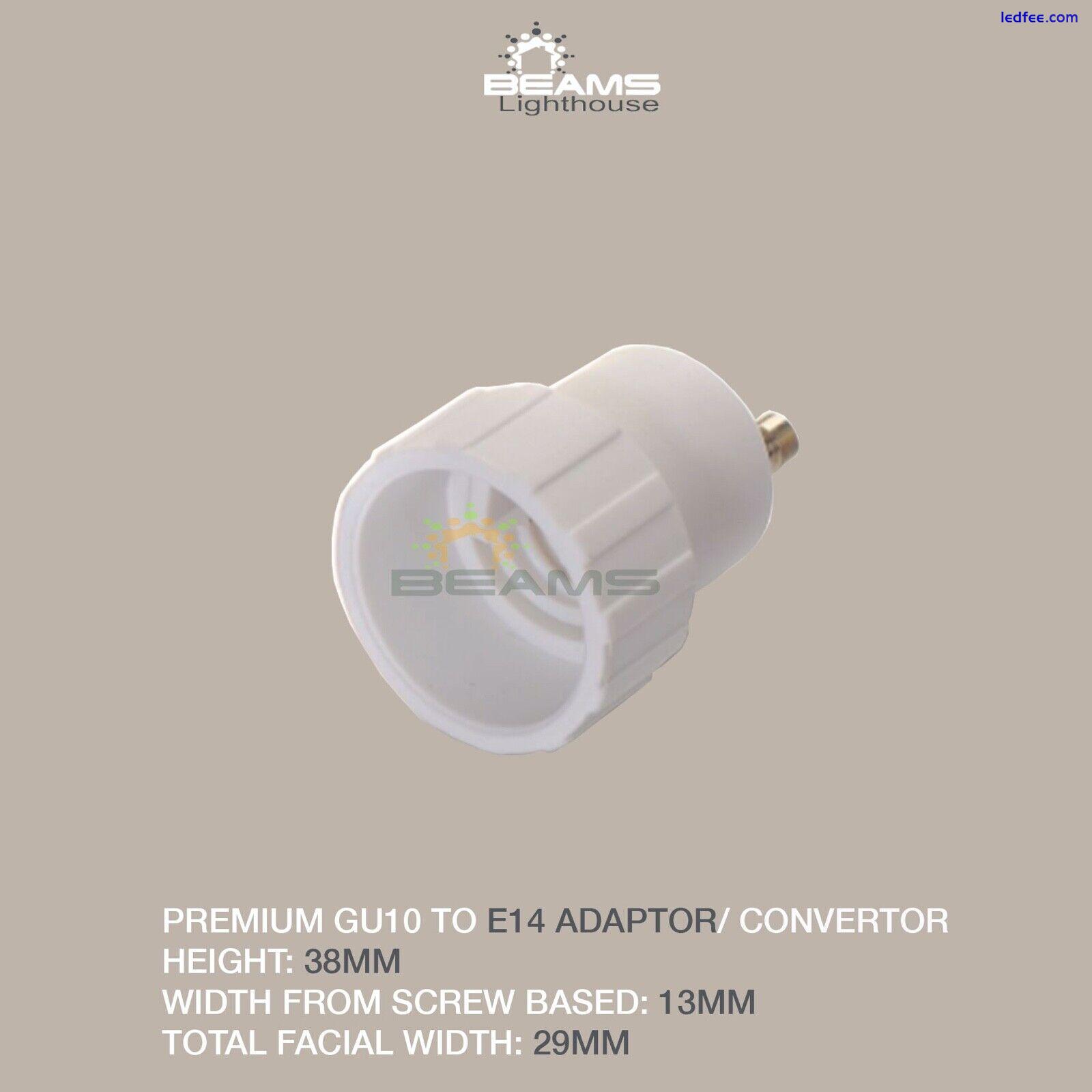 GU10 To E14, MR16, G9 Or E27 LED/CFL Light Bulb Adapter Lamp Socket Convertor UK 4 