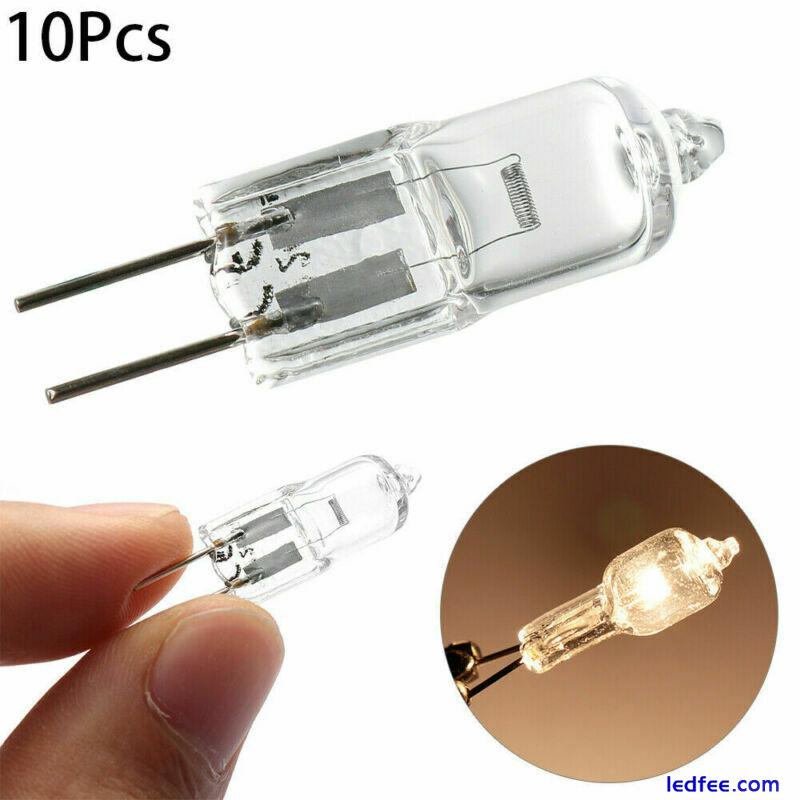 10X 12V G4 10W Halogen Capsule LED Light Bulb Replace Bulbs Lamps AC 2Pin UK 1 