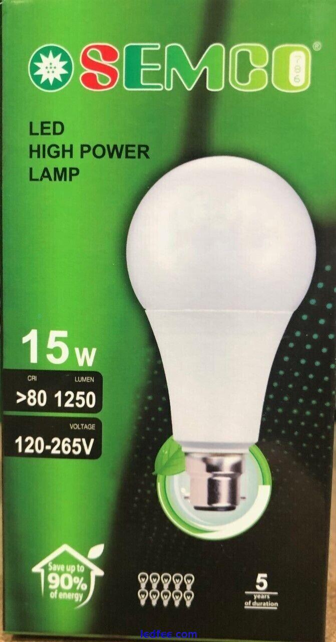 15W = 150w LED HIGH POWER Lamp COOL WHITE B22 BAYONET Cap LIGHT BULB Energy Save 0 