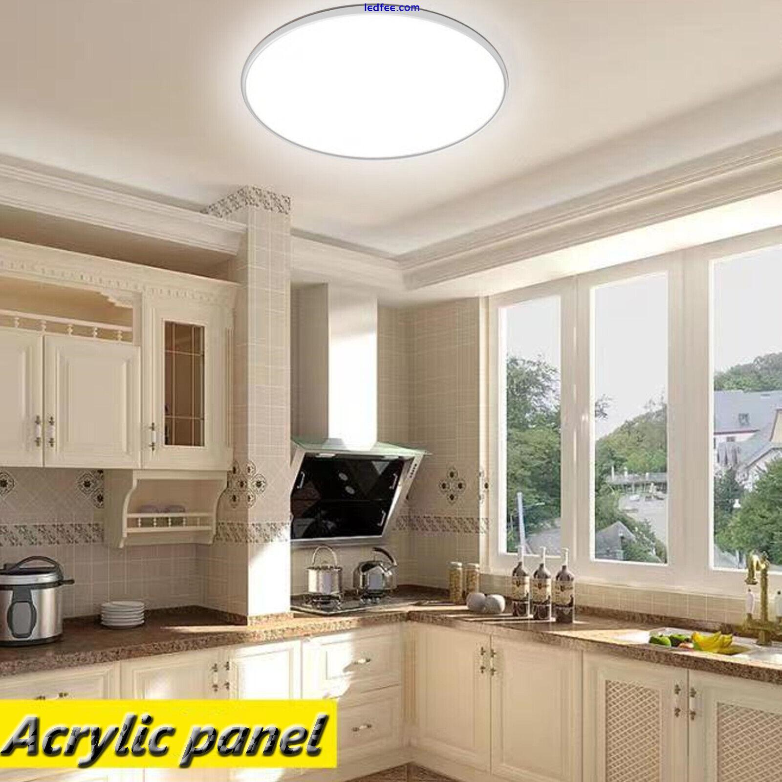 Round LED Ceiling Light Panel Down panel Kitchen Bedroom Living Room Wall Lamp 4 