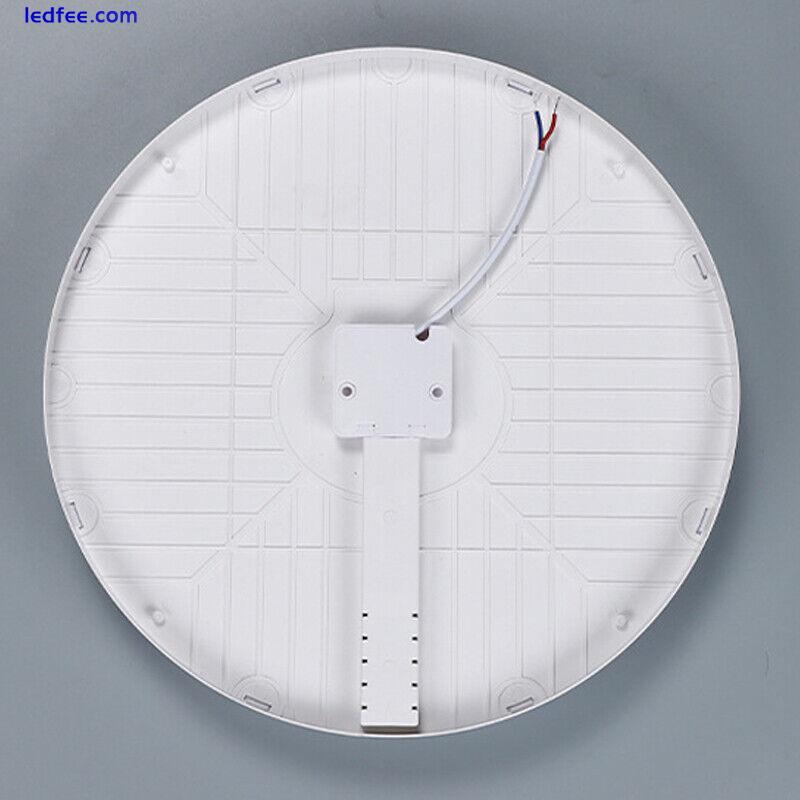 LED Ceiling Lights Flush Round Panel Down Light Living Room Kitchen Bathroom 4 