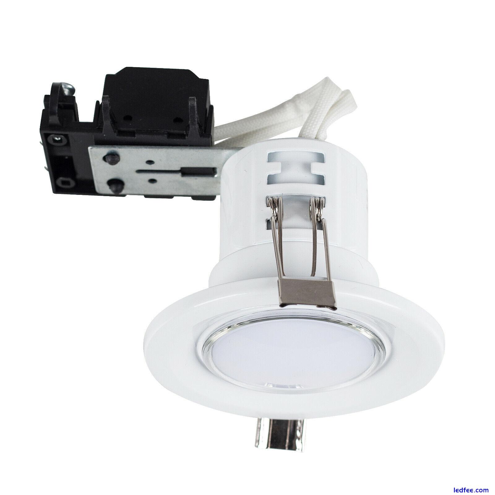 Recessed GU10 Downlight Ceiling Spotlights Fire Rated Fitting IP65 Downlighters  3 