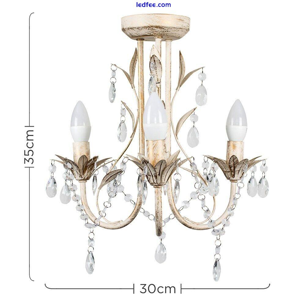 Ceiling Light  3 Way Traditional Chandelier Fitting Traditional Light LED Bulb 5 