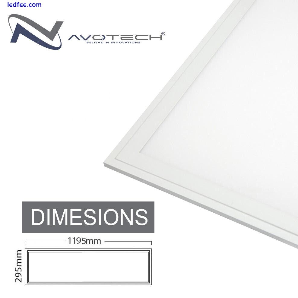 1200x300 300x1200 mm 48W LED Ceiling Panel Light Recessed Cool Day White 6500k 1 
