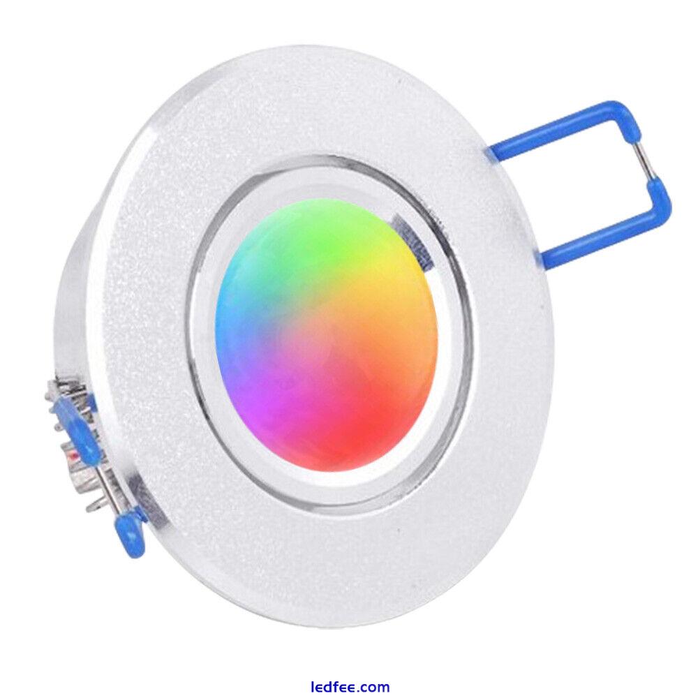 LED Ceiling Lights Colour Changing RGB Downlight Panel Recessed Spotlights Lamp 1 