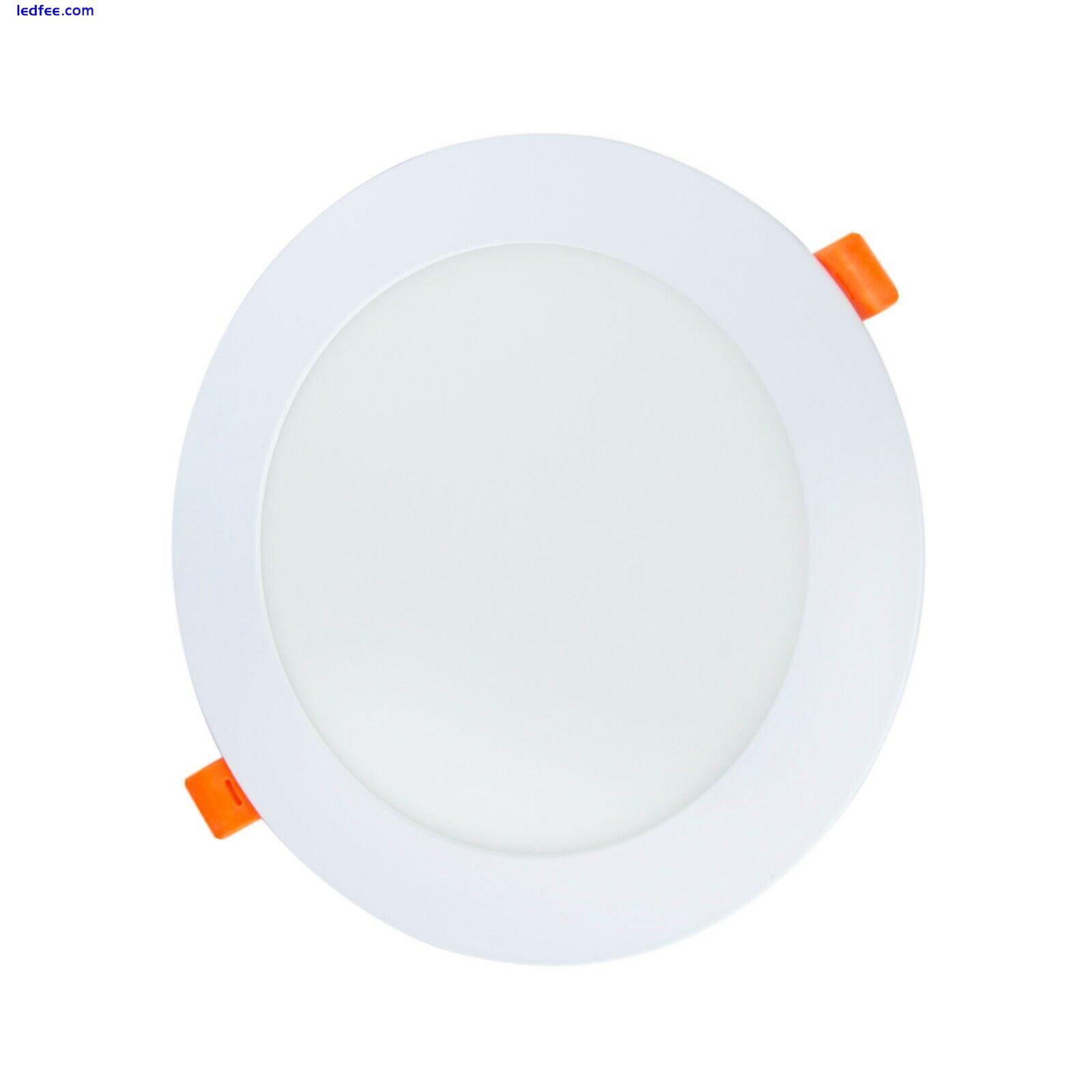 LED Recessed Light Panel Ceiling Down Light Ultra Slim Round & Square Flat Panel 0 