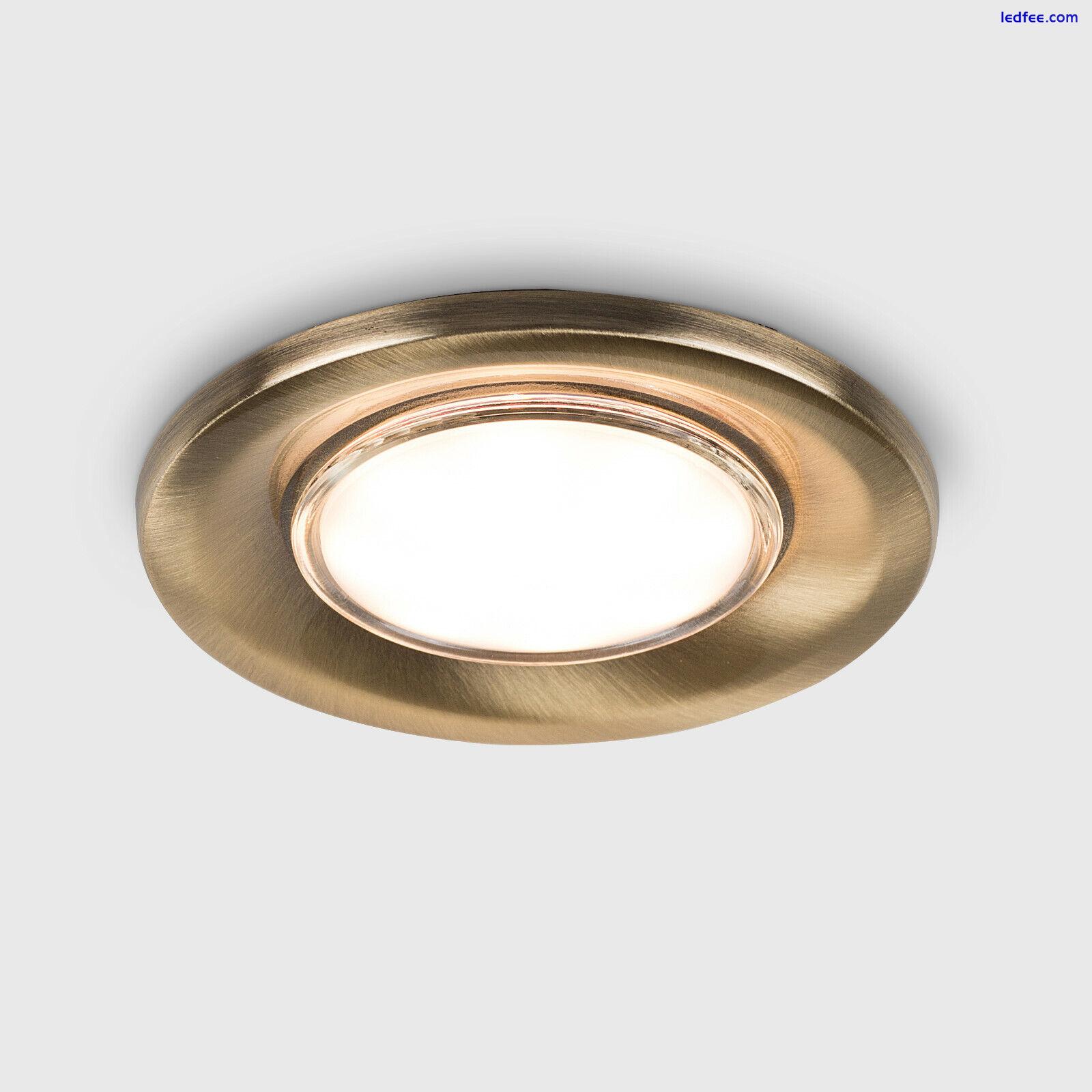 Fire Rated Recessed LED GU10 Downlight Spotlight Downlighters Ceiling Spot Light 3 