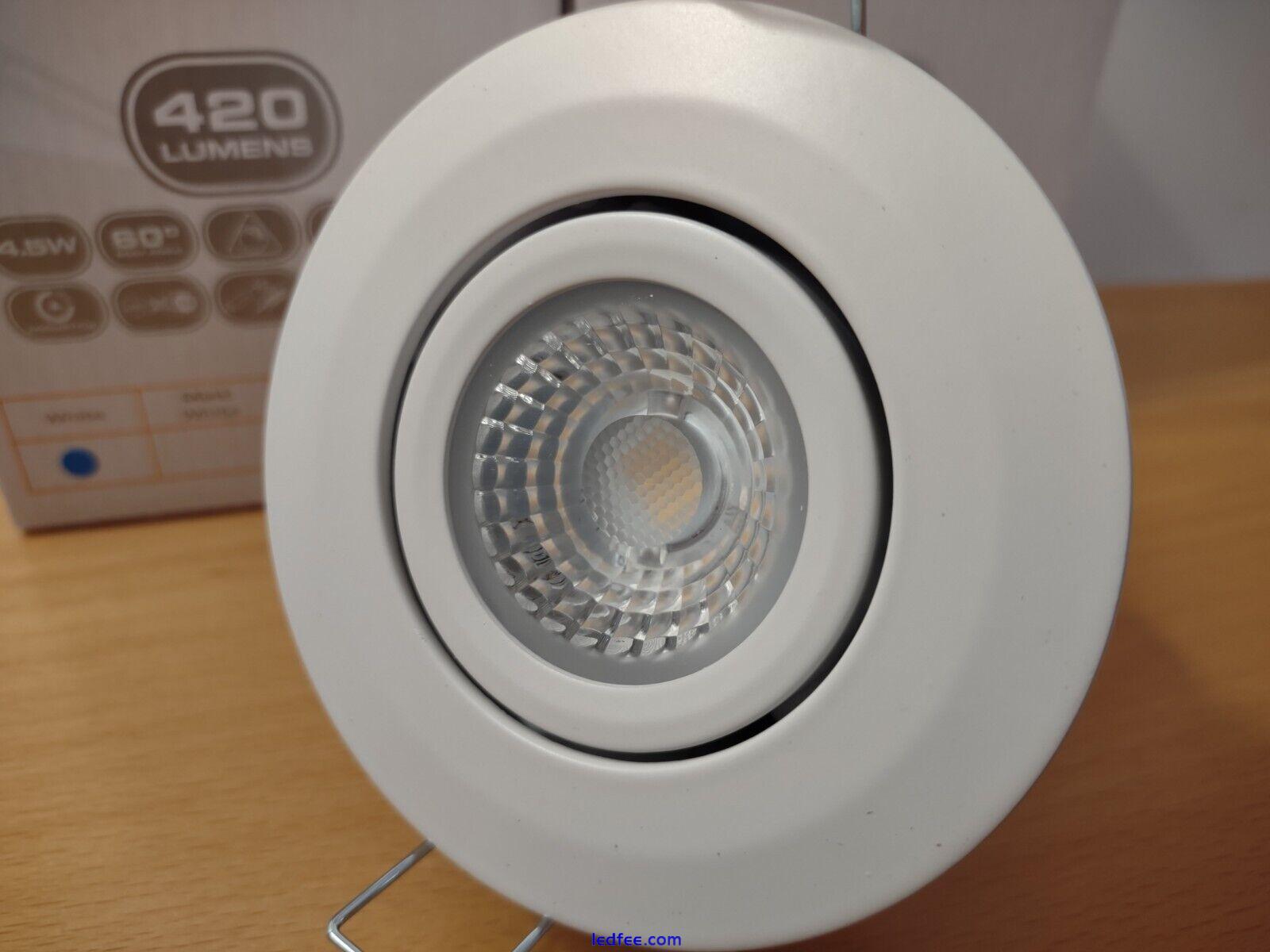 LED Downlight Enlite 4 . 5w  White 4000k Cool White Ceiling Spot Fire Rated 3 