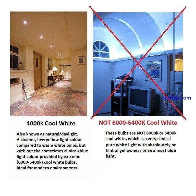 LED Downlight Enlite 4 . 5w  White 4000k Cool White Ceiling Spot Fire Rated 1 