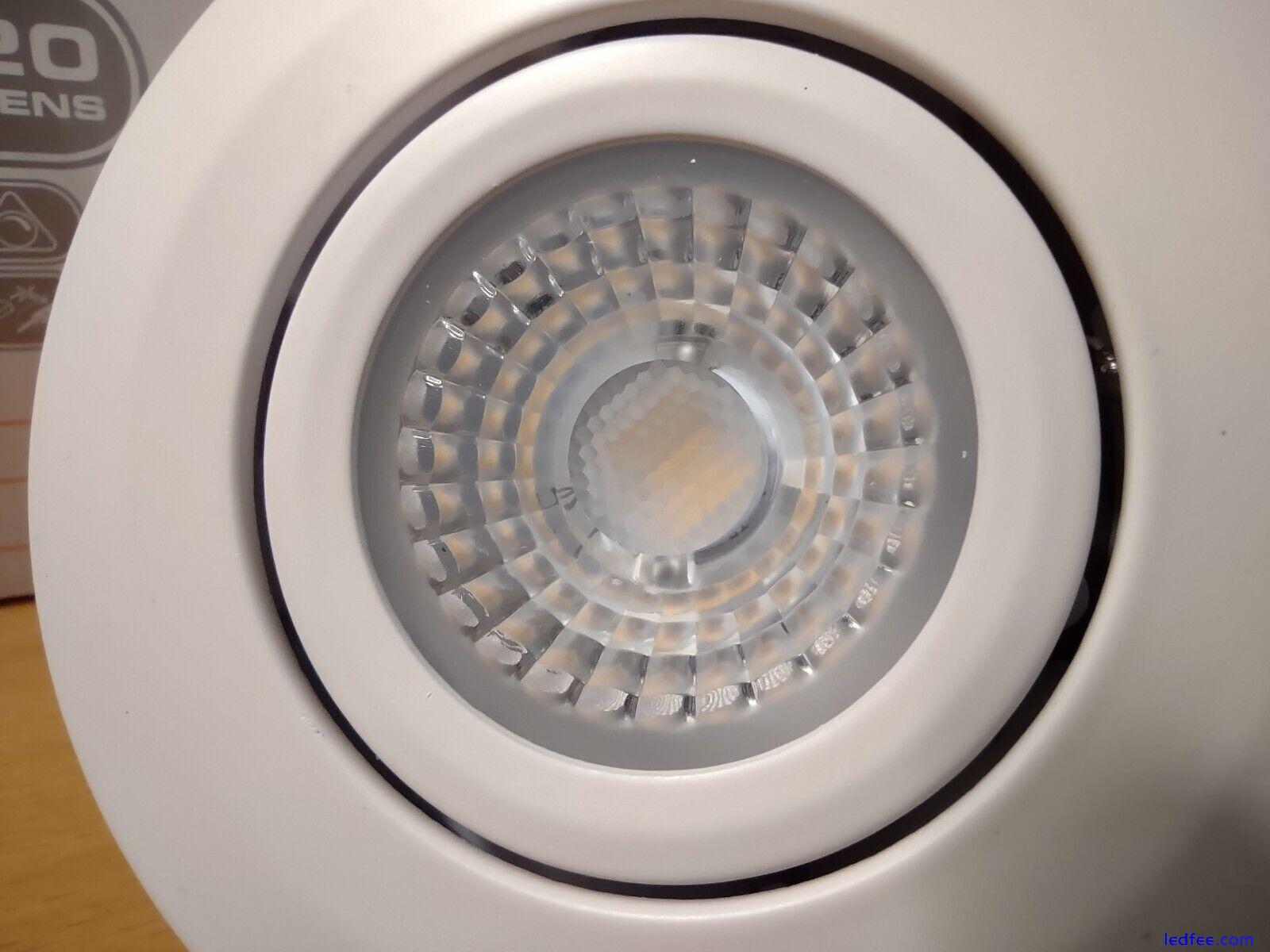 LED Downlight Enlite 4 . 5w  White 4000k Cool White Ceiling Spot Fire Rated 4 
