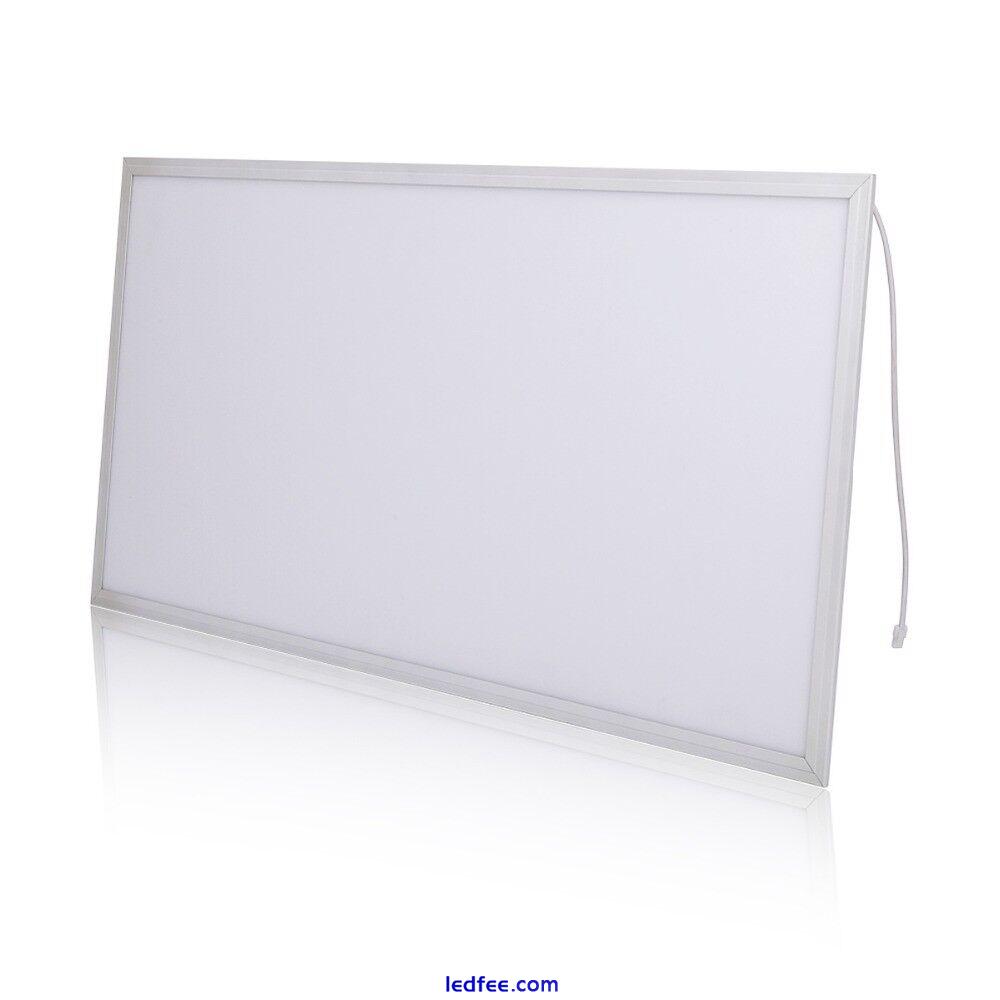 4 x 80W Ceiling Suspended LED Panel Office Lighting 1200x600 COOL White 6500K 0 