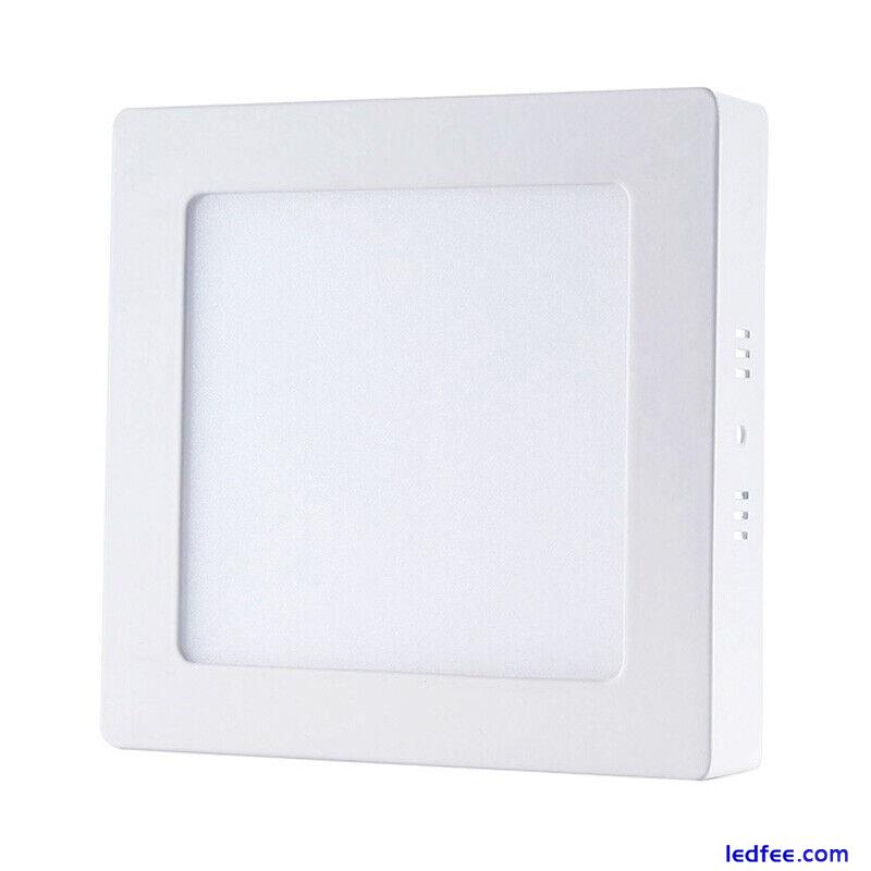 LED Surface Mounted Ceiling Slim Panel DownLight Round Square Top Quality 3 