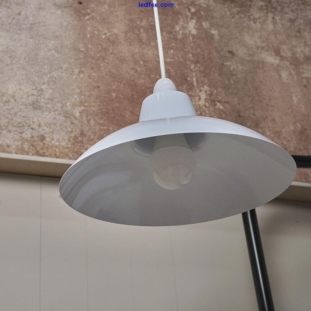 Ceiling Light Shade Lampshade Easy Fit Pendant Metal Domed Kitchen Living Room 4 