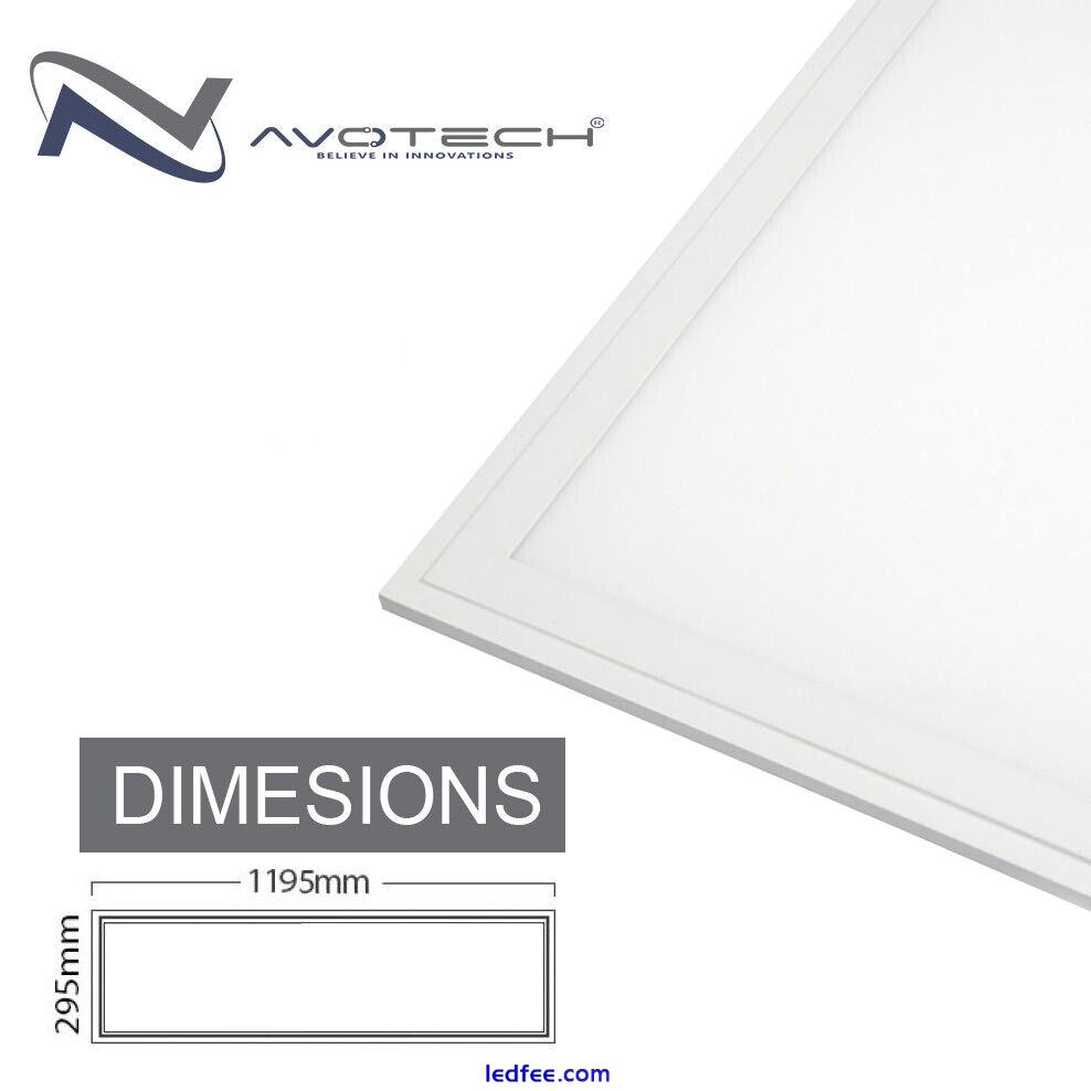 6 x1200x300 300x1200 mm 48W LED Ceiling Panel Light Recessed Cool Day White 1 
