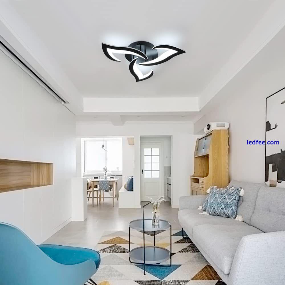 36W Modern LED Ceiling Light White Light Chandelier Living Room Pendant Light  2 