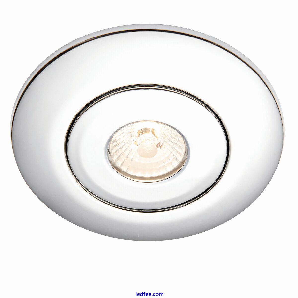 SAXBY GU10 Hole Converter Kit Recessed Ceiling Downlight Large Plate Upto R80  4 