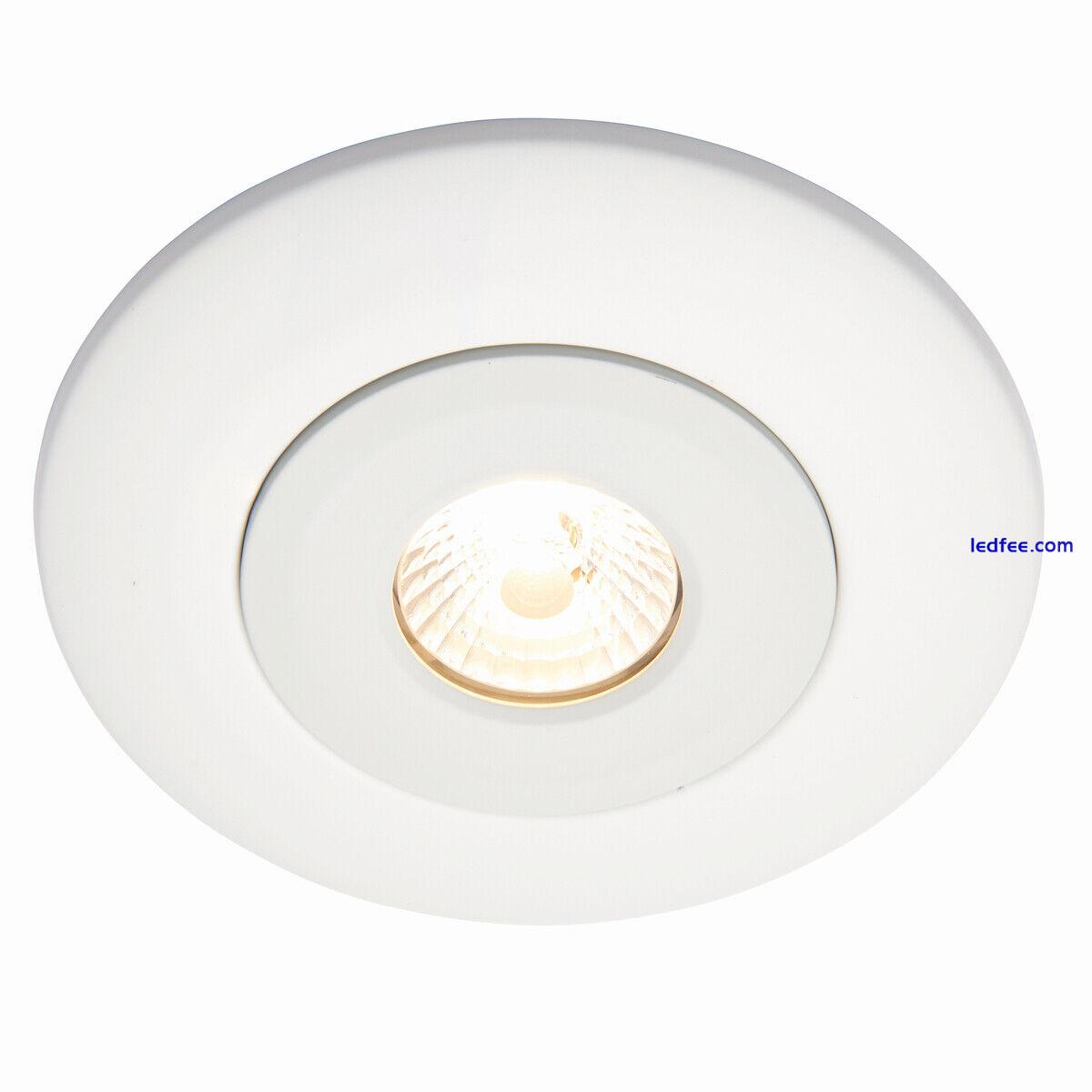 SAXBY GU10 Hole Converter Kit Recessed Ceiling Downlight Large Plate Upto R80  0 