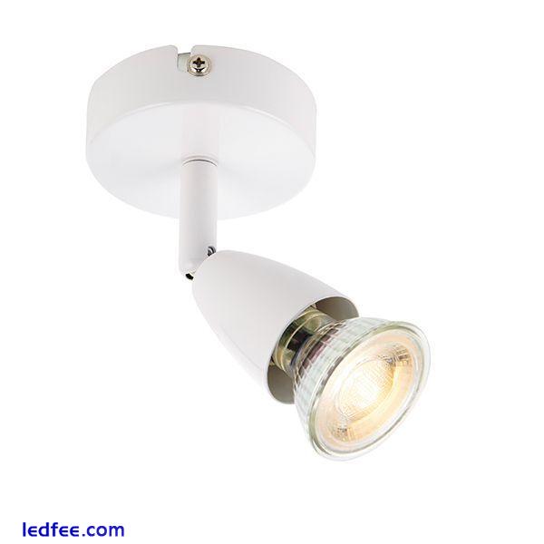 Recessed Led Ceiling Light Dimmable GU10 Spotlights Swivel Downlight- Adjustable 3 