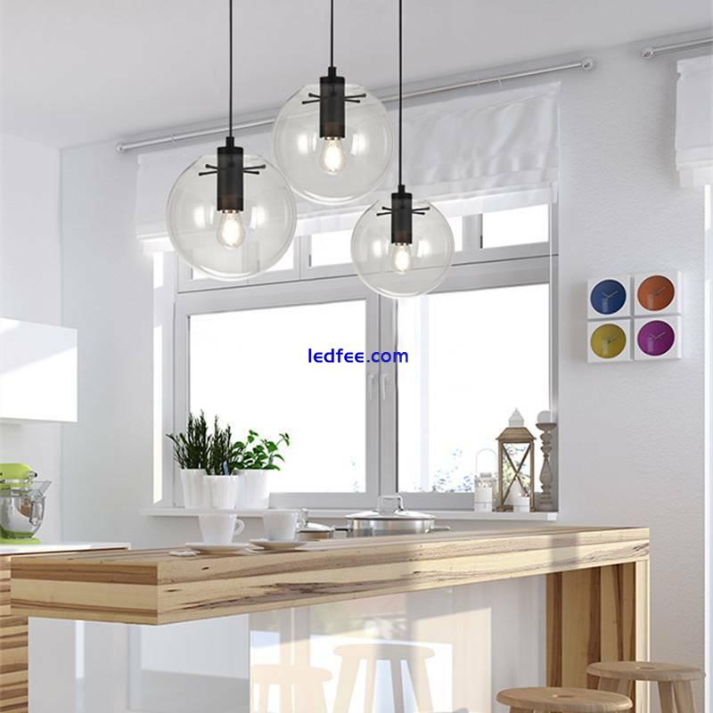 Clear Bar Pendant Light Kitchen Pendant Lighting Home Dining Room Ceiling Light 3 