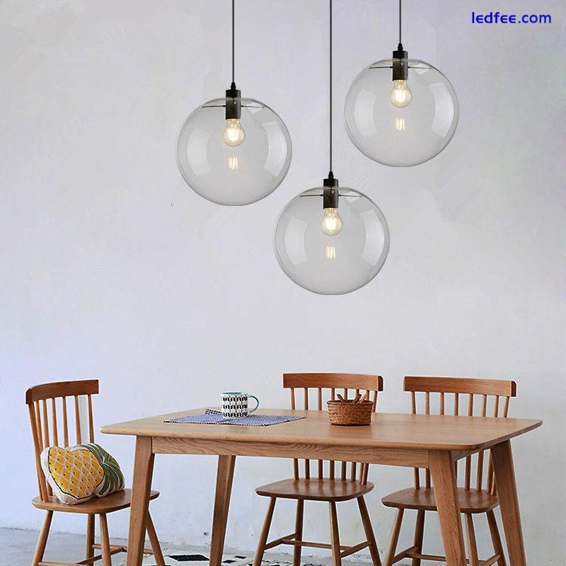 Clear Bar Pendant Light Kitchen Pendant Lighting Home Dining Room Ceiling Light 4 