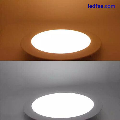 5/10pcs Spotlight Panel Downlight Lamp LED Recessed Dimmable Ceiling Light Round 3 