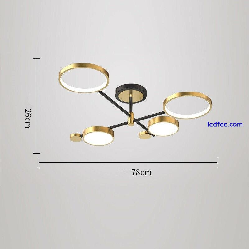 LED Ceiling Lights Kitchen Chandelier Lighting Gold Lamp Bedroom Pendant Light 0 