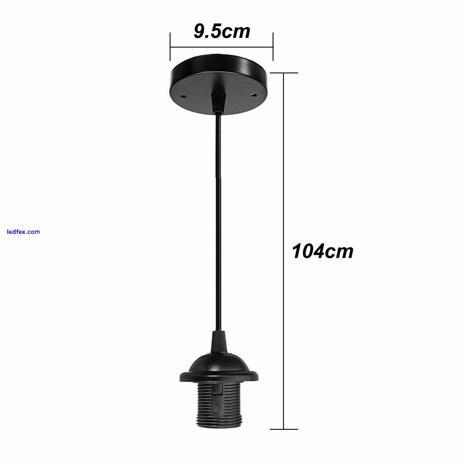UK Light Pendant Fitting Ceiling Rose E27 Suspension Chandeliers Light Base 0 