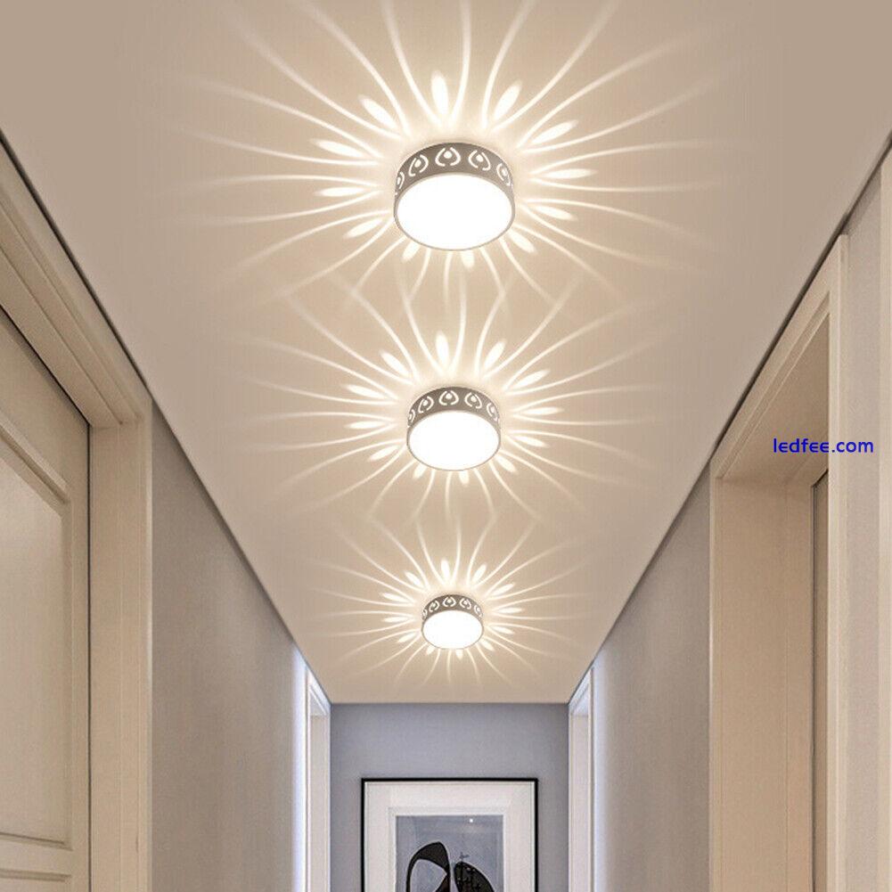 LED Ceiling Fixture Brightness Durable Porch Light for Living Room (Warm Light) 1 