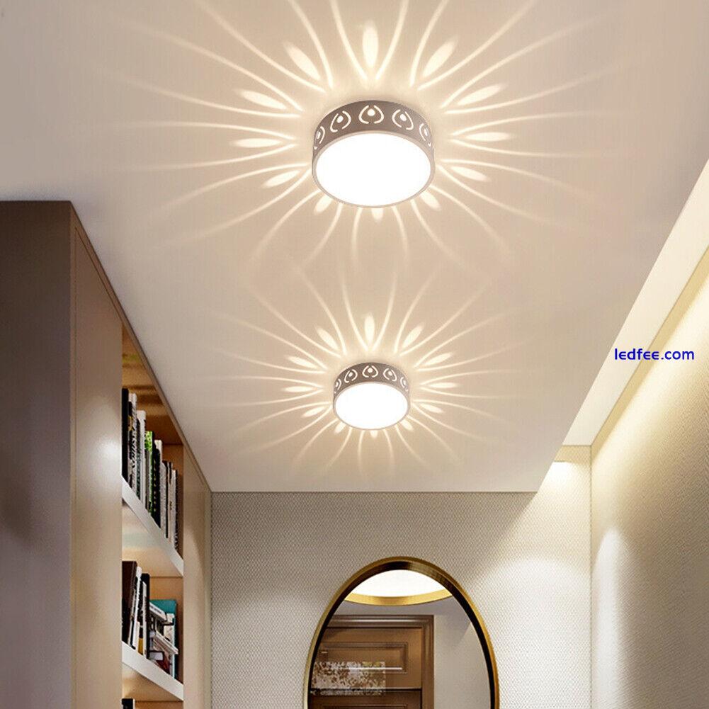 LED Ceiling Fixture Brightness Durable Porch Light for Living Room (Warm Light) 2 