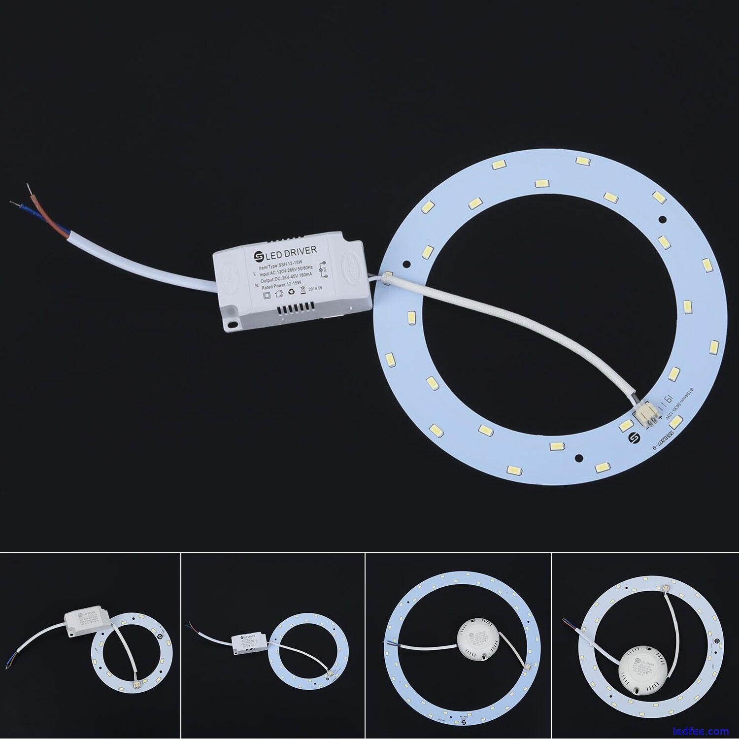 6/12/15/18W Round/Circle 5730 LED-Panel Ceiling-Light Fixtures Board Lamp Plate 3 