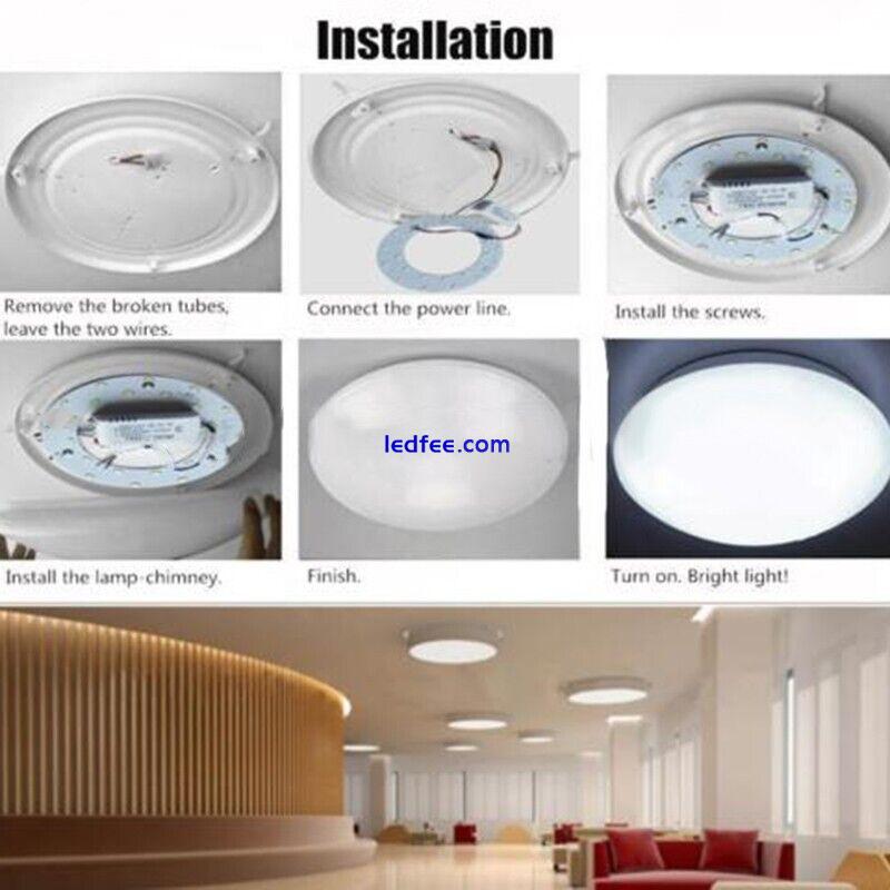 6/12/15/18W Round/Circle 5730 LED-Panel Ceiling-Light Fixtures Board Lamp Plate 5 
