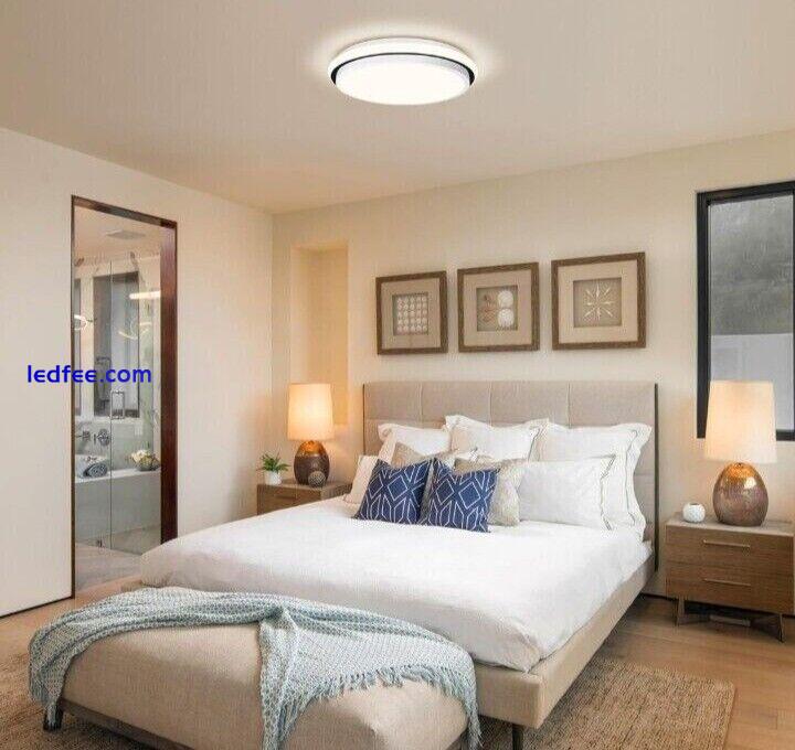 Peblto LED Modern Ceiling Light Fixtures, 36W 3 
